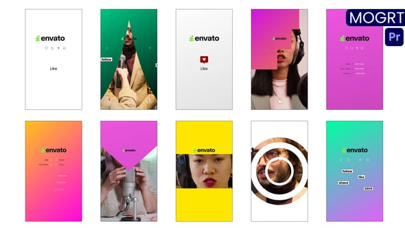 Instagram Reels - Youtube Shorts Endscreen - MOGRT（559442）-技能树